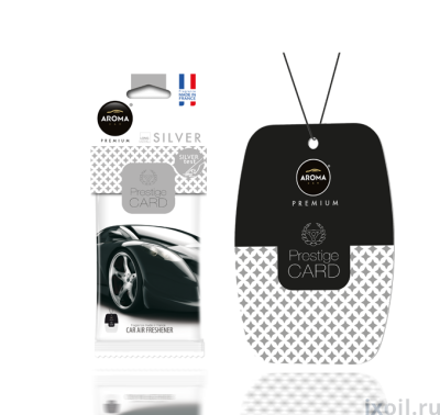 Дезодорант Aroma Car "Prestige Card" Silver
