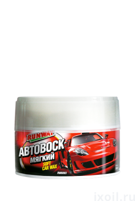 Мягкий автовоск с губкой 300г (банка) RW6093 