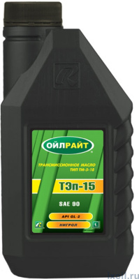 Масло OIL RIGHT ТЭП-15В 1л.