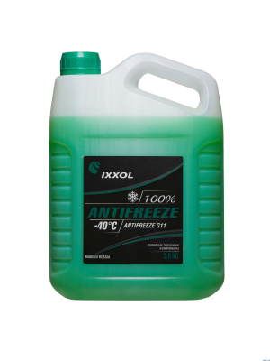 Антифриз IXXOL G11-40 3 кг зеленый