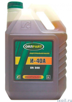 Масло OIL RIGHT И-40А веретенное 5л.