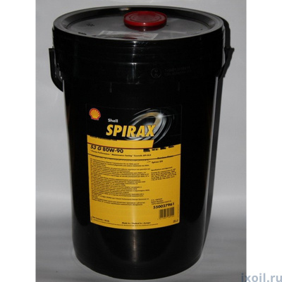 Масло Shell Spirax S3 G 80W90 (20л)